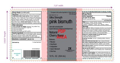 Walgreen Ultra Strength Pink Bismuth Cherry Flavor 354 mL (302 88 Stomach Relief Image)